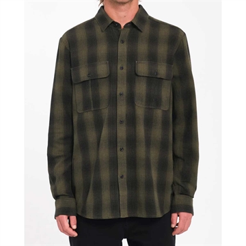 Volcom Flannel Shirt Shadowstone Wintermoss